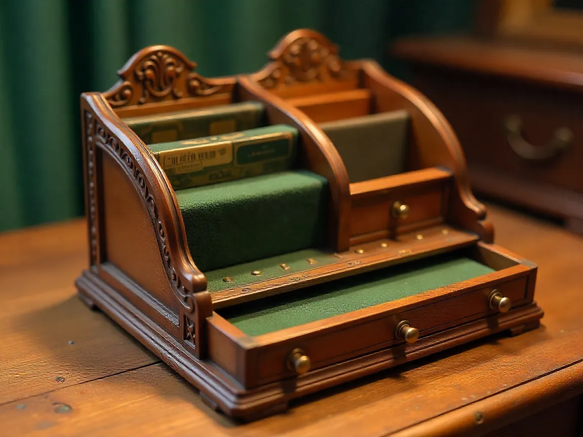 Organizador De Escritorio Vintage